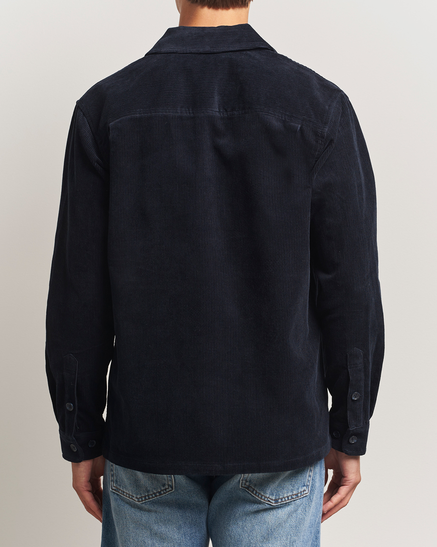 Men | Shirts | Samsøe Samsøe | Damon Corduroy Overshirt Salute Navy