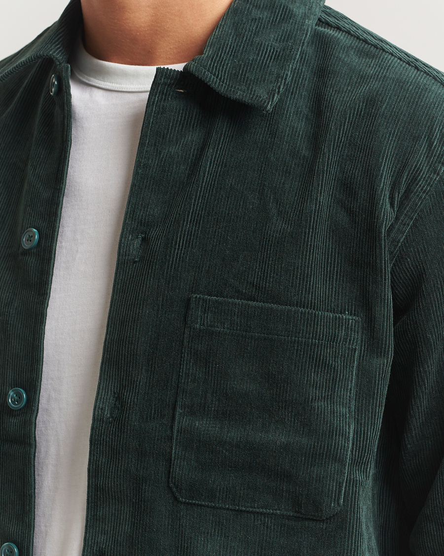 Men | Shirts | Samsøe Samsøe | Damon Corduroy Overshirt Green Gables