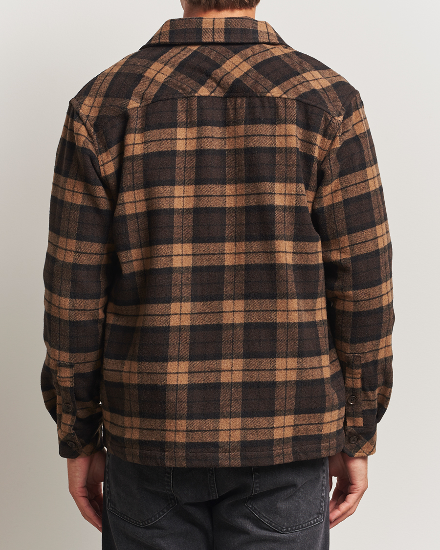 Men | Shirts | Samsøe Samsøe | Castor Checked Overshirt Turkish Coffee