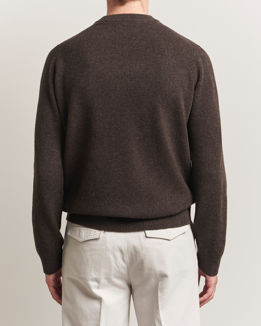 Men | Sweaters & Knitwear | Samsøe Samsøe | Isak Knitted Crew Neck Turkish Coffee