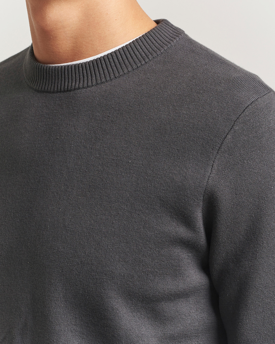 Men | Sweaters & Knitwear | Samsøe Samsøe | Niklas Sweater Black Oyster