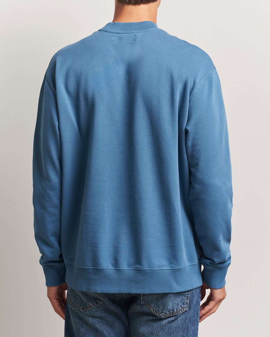 Men | Sweaters & Knitwear | Samsøe Samsøe | Norsbro Crew Neck Sweatshirt Stellar Blue