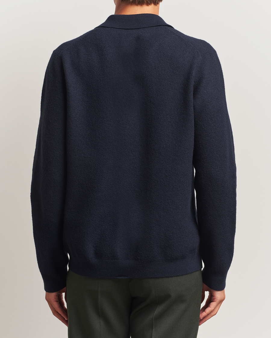 Men | Sweaters & Knitwear | Samsøe Samsøe | Richard Merino Knitted Cardigan Salute Navy