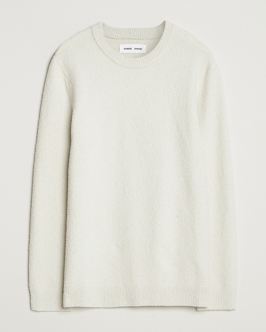 Men | Sweaters & Knitwear | Samsøe Samsøe | Nino Knitted Sweater Silver Birch