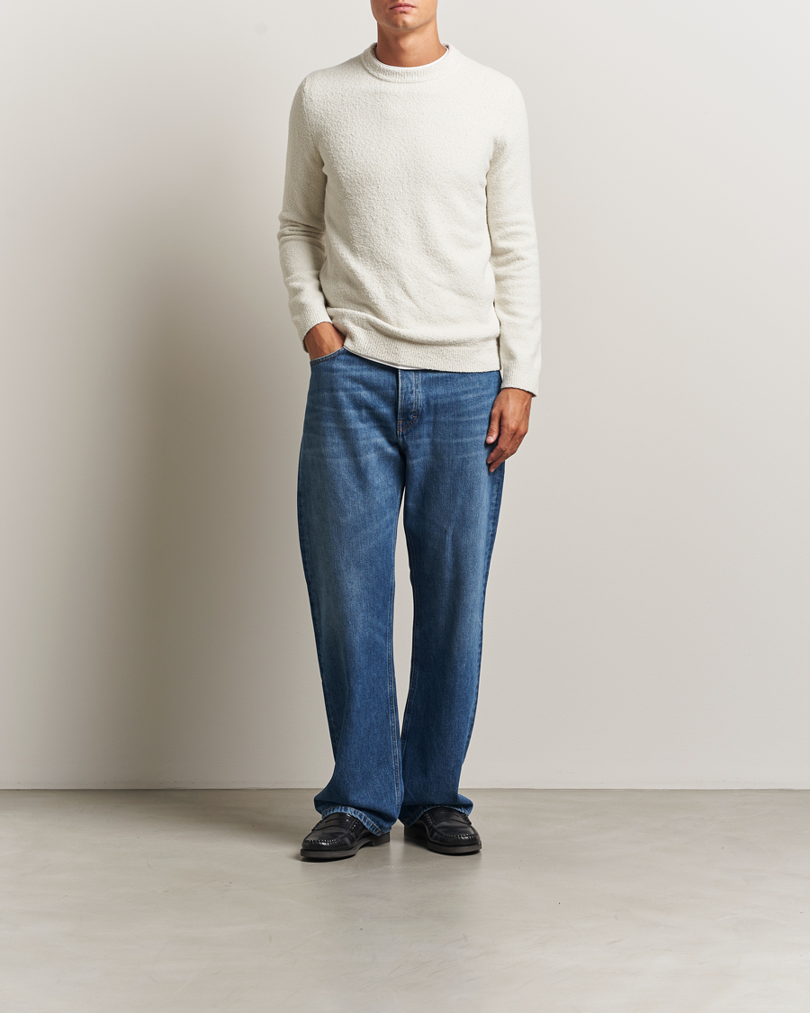 Men | Sweaters & Knitwear | Samsøe Samsøe | Nino Knitted Sweater Silver Birch