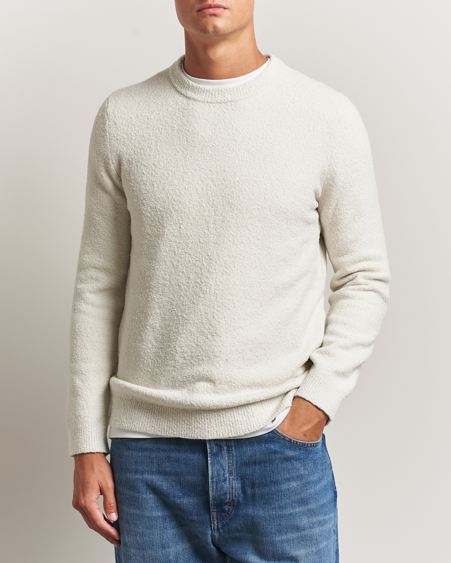 Men | Sweaters & Knitwear | Samsøe Samsøe | Nino Knitted Sweater Silver Birch