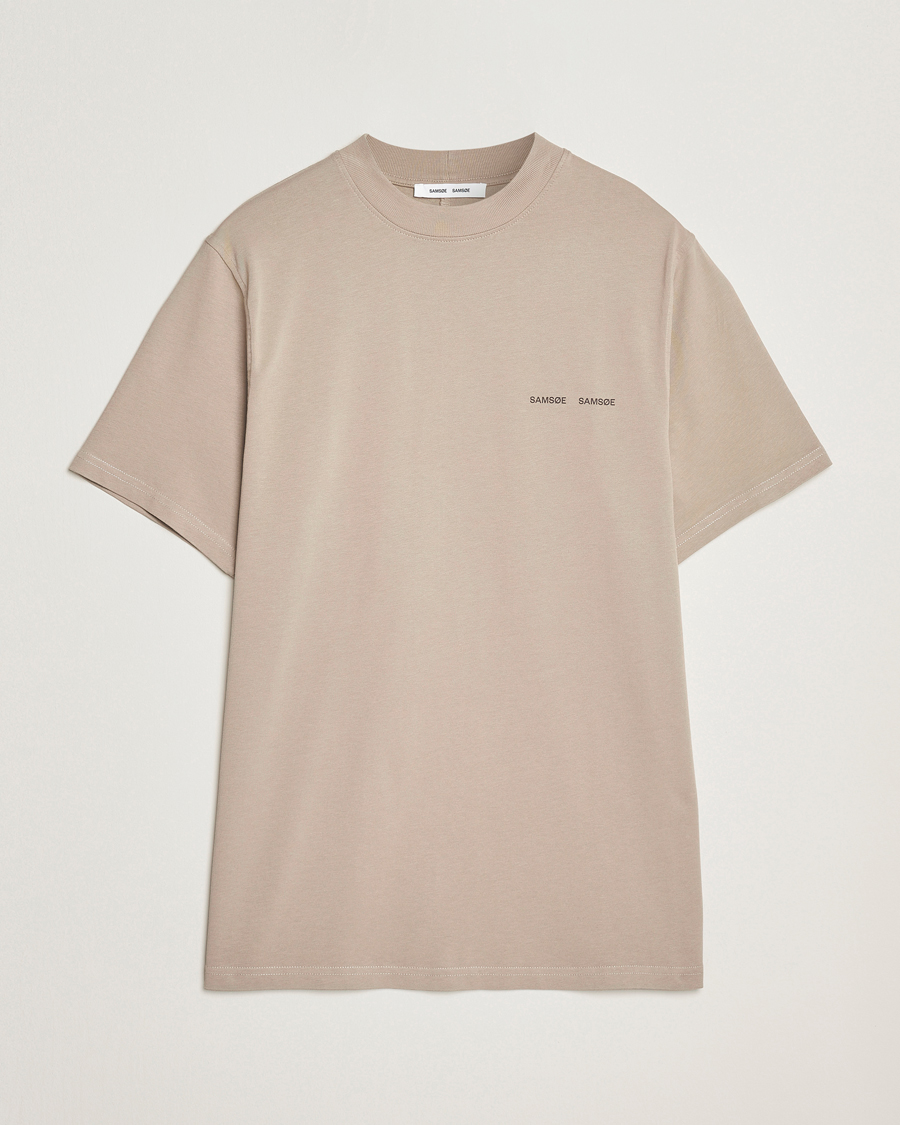 Men | T-Shirts | Samsøe Samsøe | Norsbro Crew Neck T-Shirt Elephant Skin