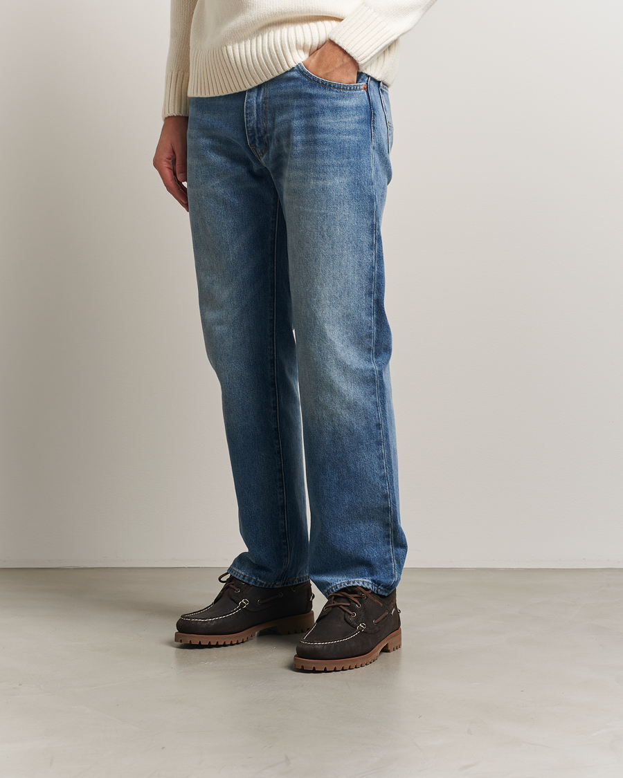 Men | Loafers | Sebago | Acadia Waxed Suede Loafer Dark Brown