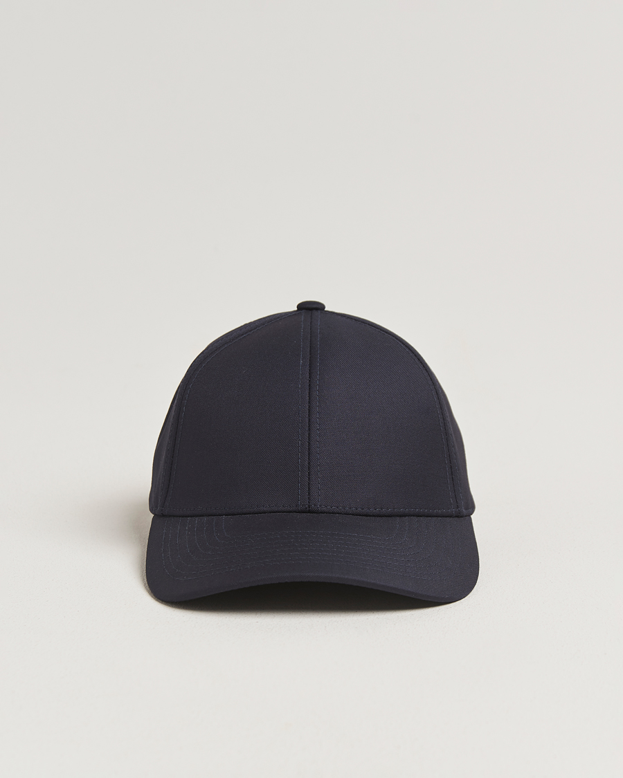 Men | Hats & Caps | Varsity Headwear | Wool Tech Baseball Cap Navy