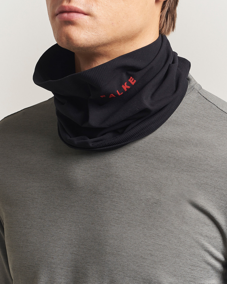 Men | Scarves | Falke Sport | Training Scarf Black