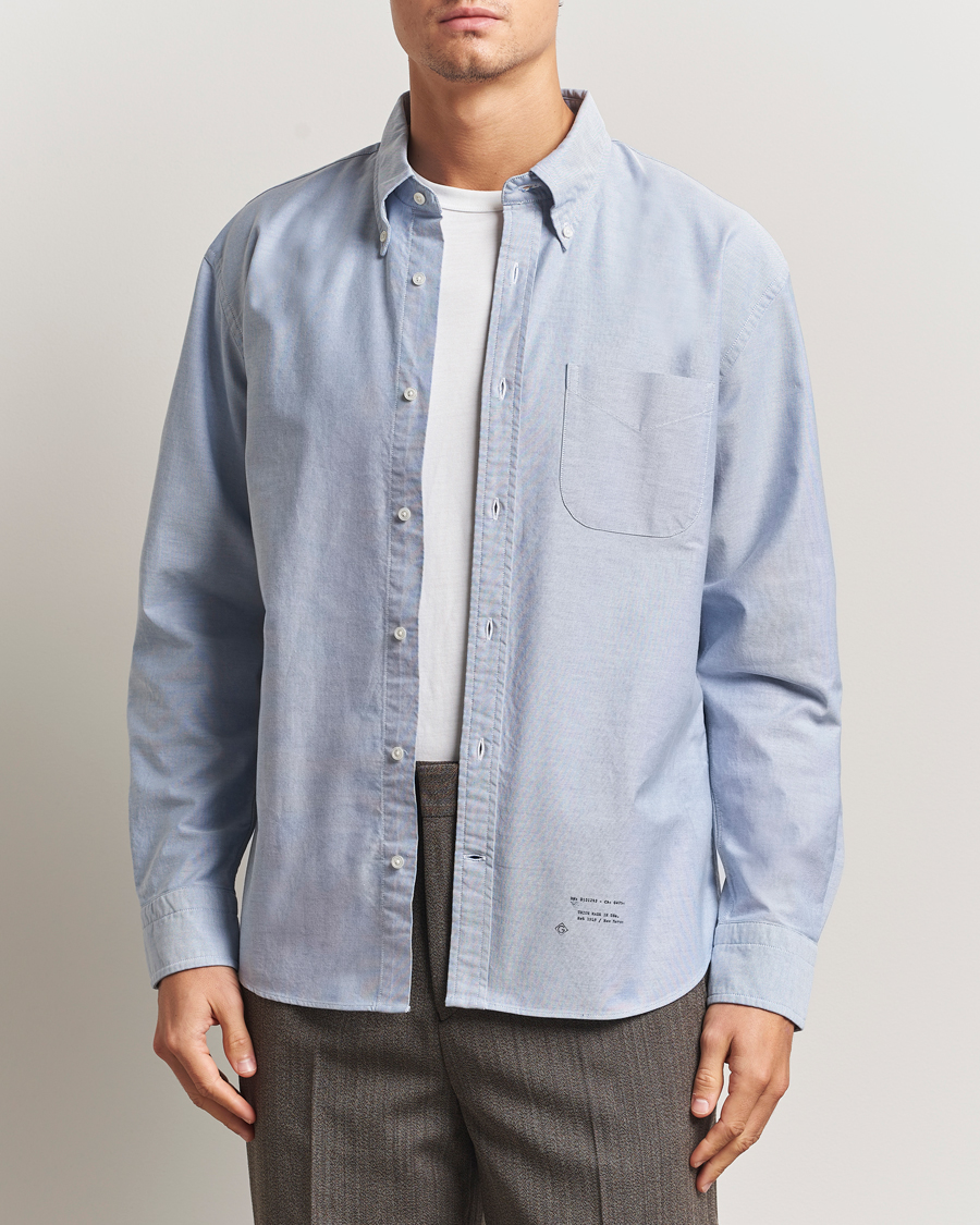 Men | Shirts | GANT 240 Mulberry Street | Relaxed Fit US Oxford Shirt Blue Water