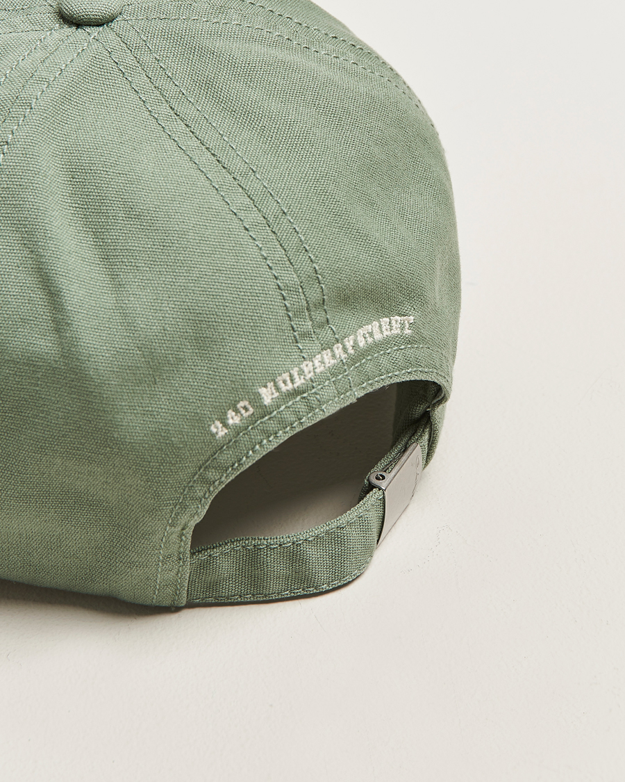 Men | Hats & Caps | GANT 240 Mulberry Street | Washed Canvas Cap Forest Green