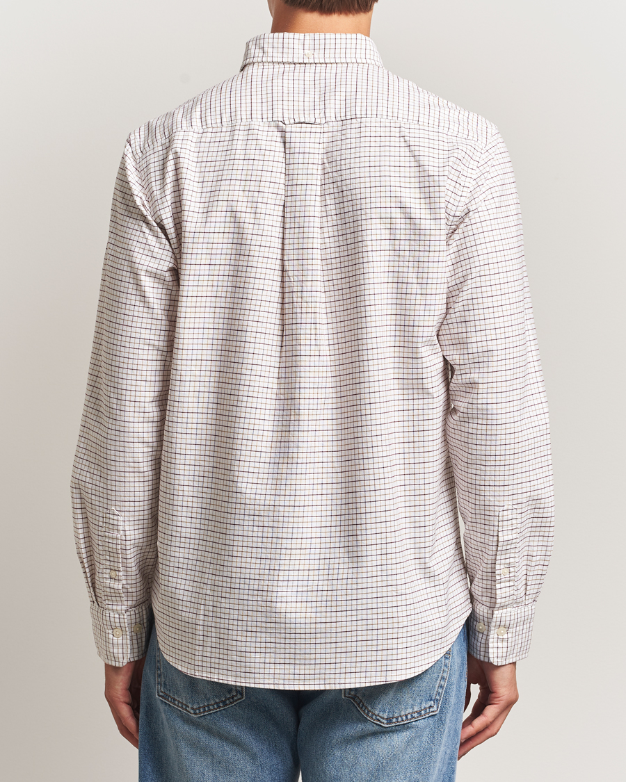 Men | Shirts | GANT | Regular Fit Classic Checked Oxford Shirt Plumped Red