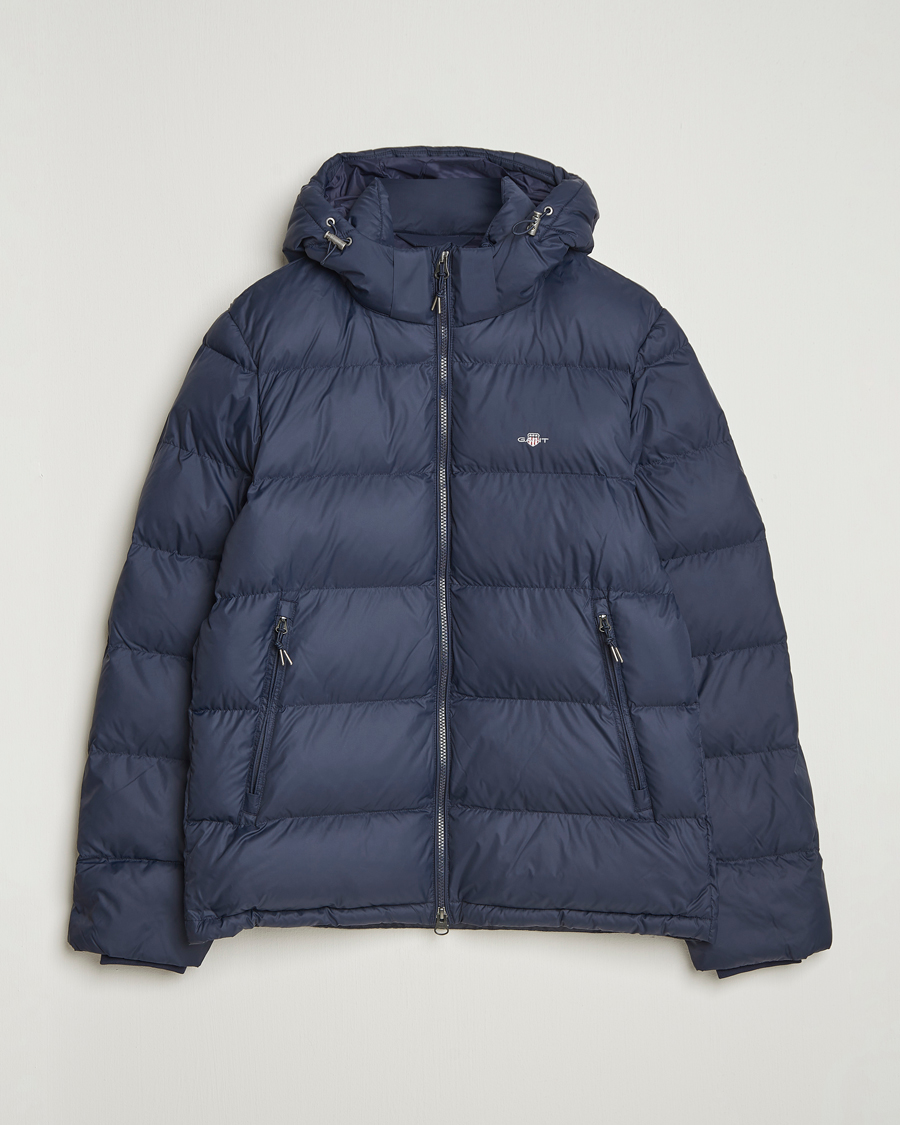 Men | Coats & Jackets | GANT | The Active Cloud Down Jacket Evening Blue