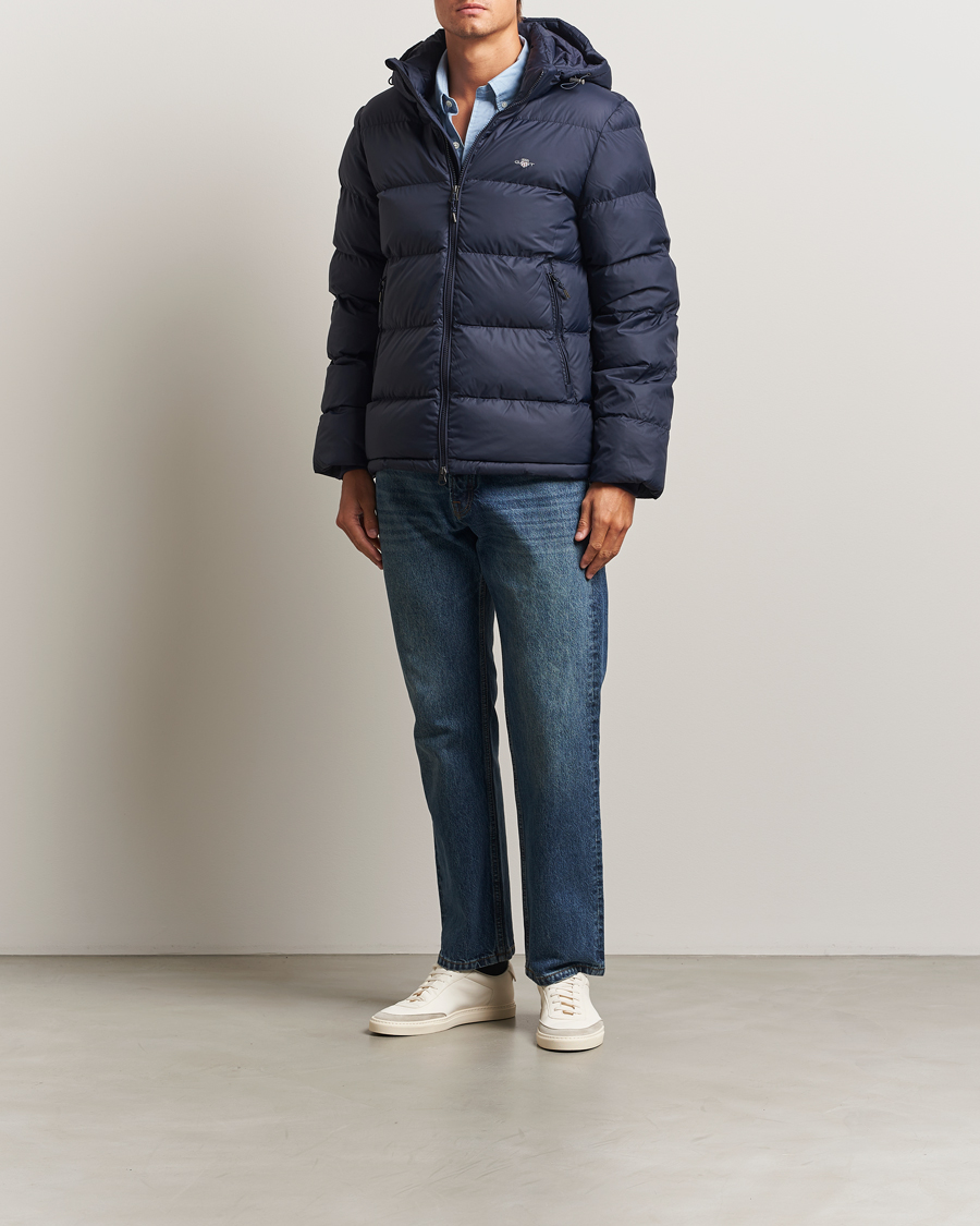 Men | Coats & Jackets | GANT | The Active Cloud Down Jacket Evening Blue