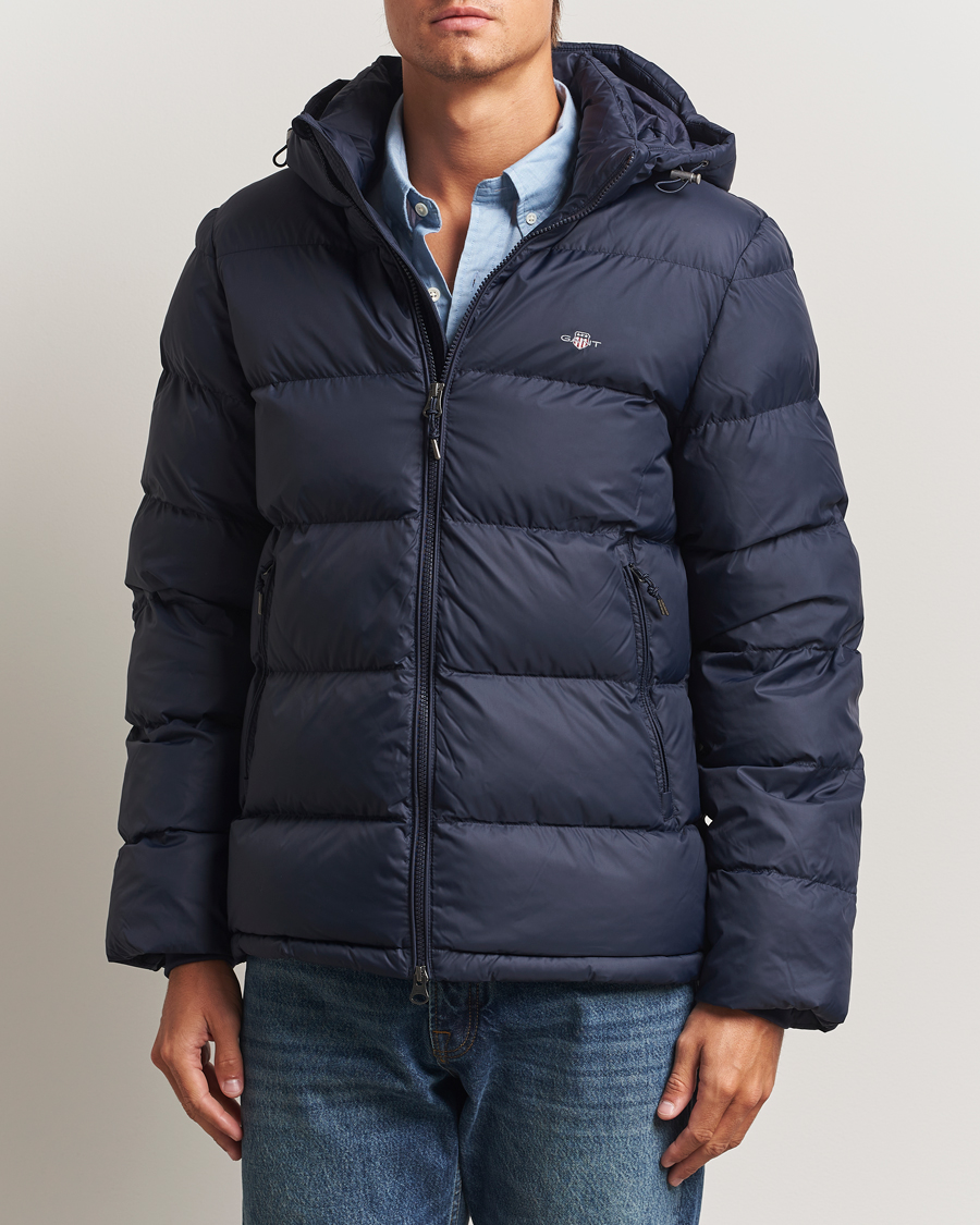 Men | Coats & Jackets | GANT | The Active Cloud Down Jacket Evening Blue