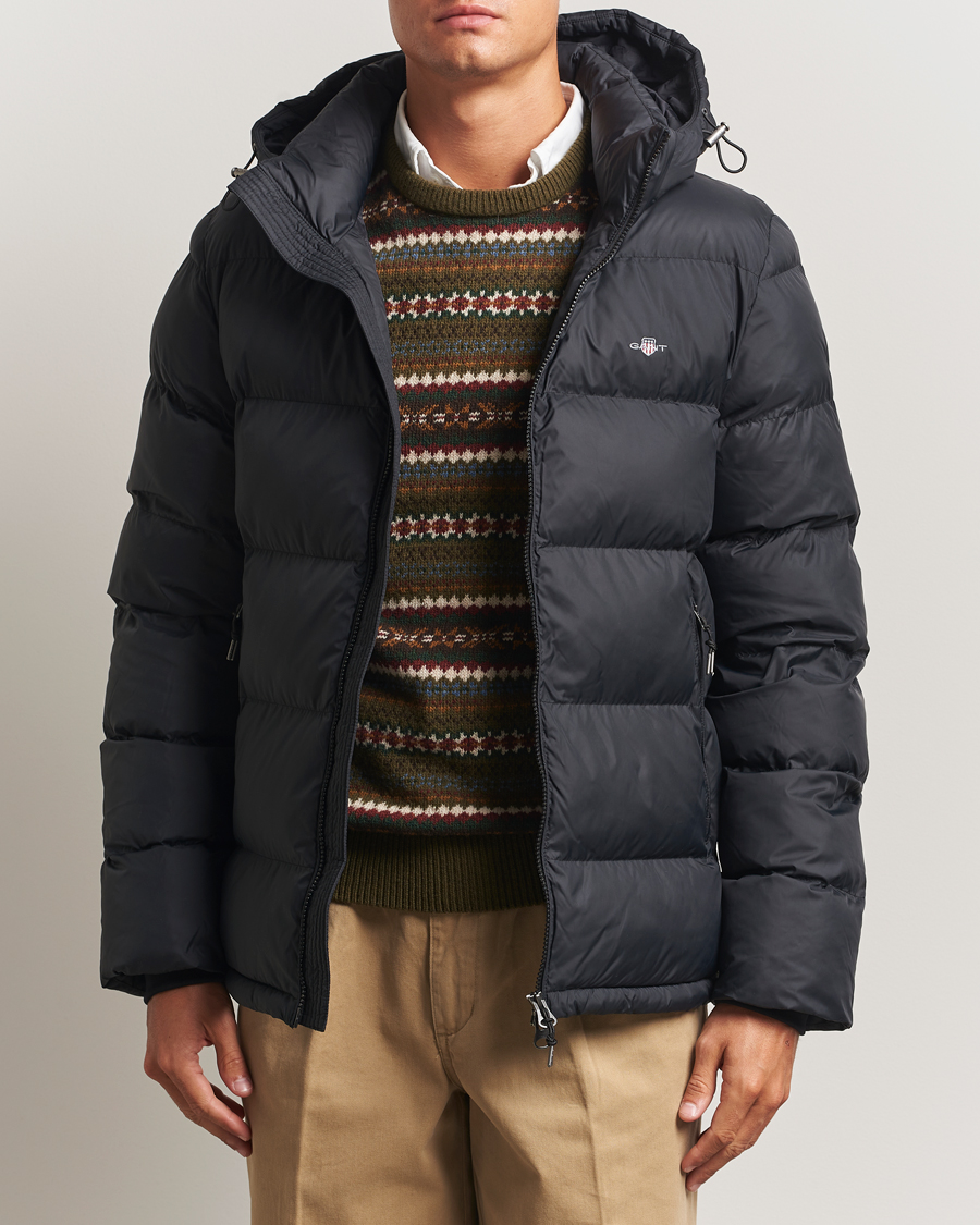 Men | Coats & Jackets | GANT | The Active Cloud Down Jacket Black