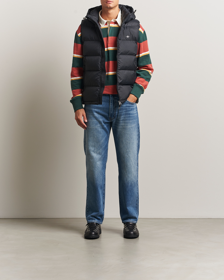 Men | Gilets | GANT | The Active Cloud Vest Black