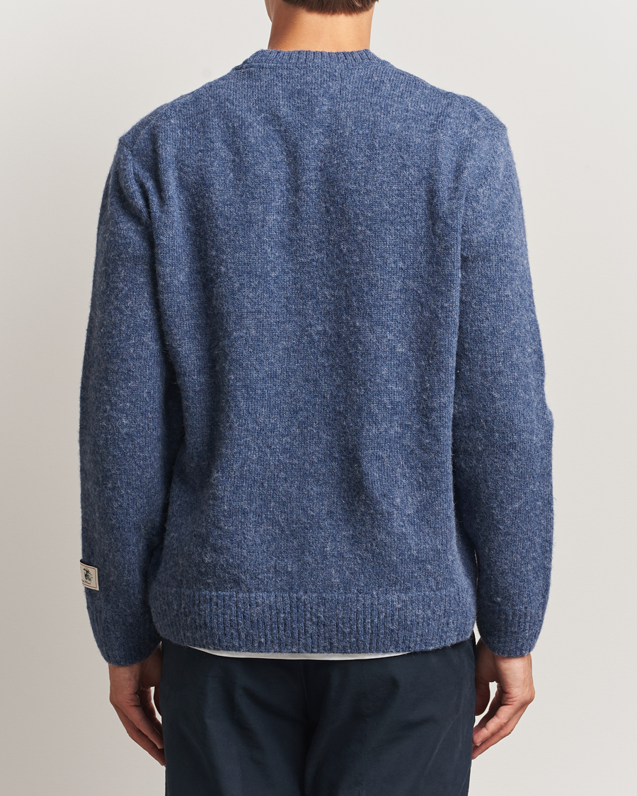 Men | Sweaters & Knitwear | GANT | Scottish Wool Knitted Crew Neck Sweater Marine Melange
