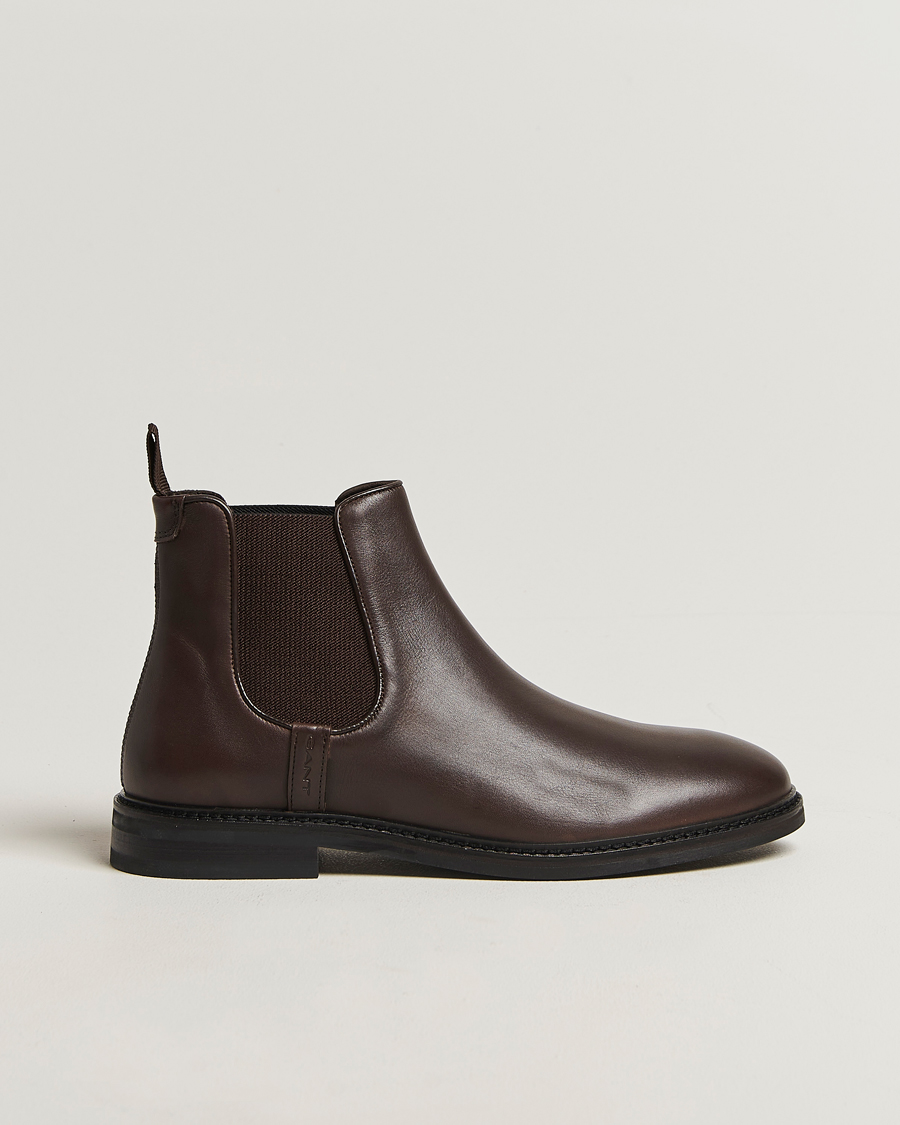 Men | Boots | GANT | Bidford Leather Chelsea Boot Brown