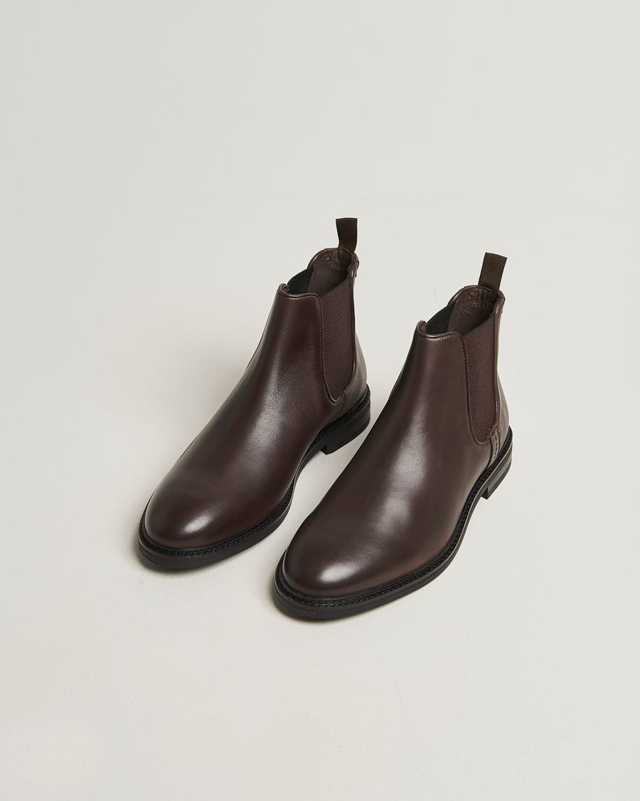 Men | Boots | GANT | Bidford Leather Chelsea Boot Brown