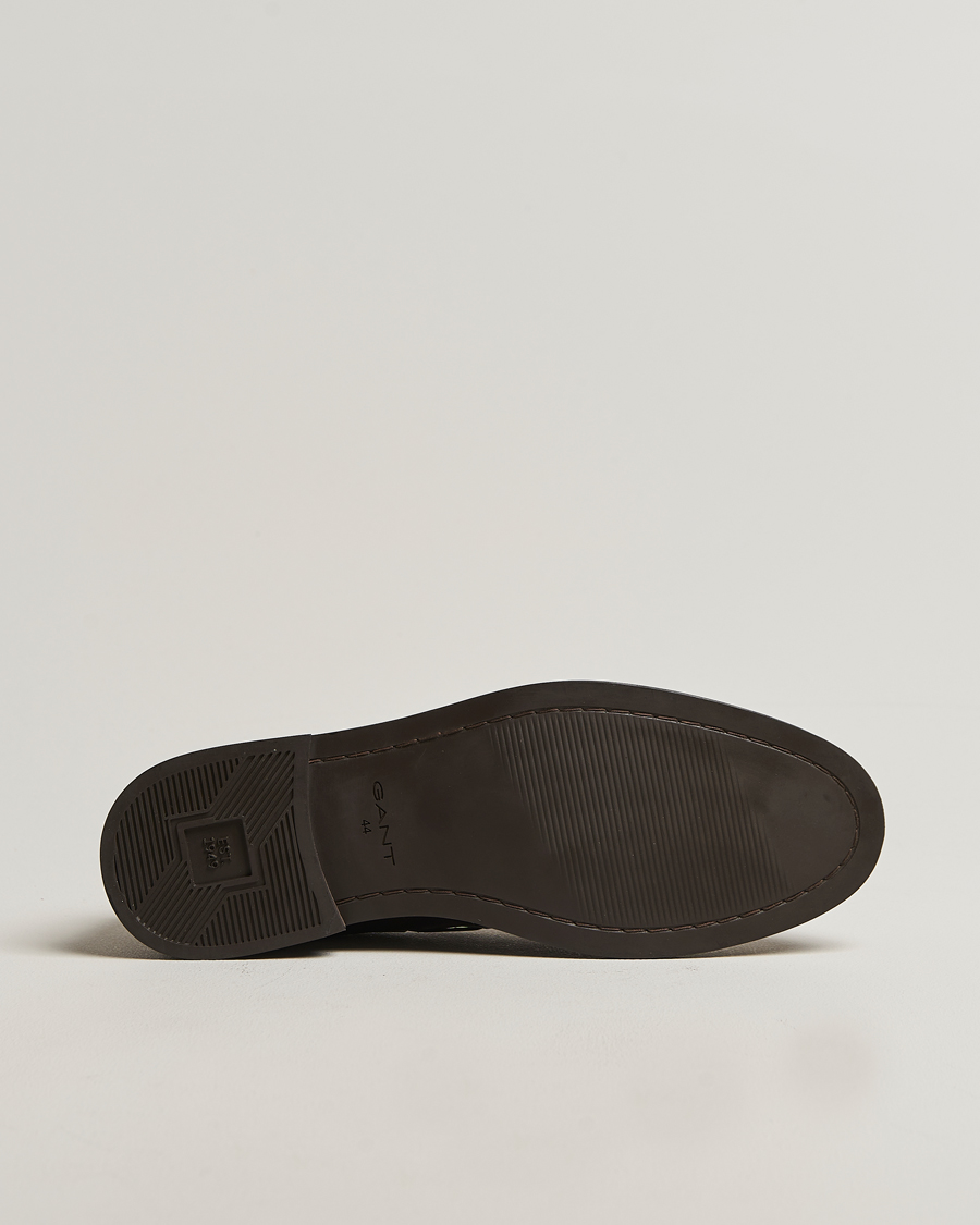 Men | Loafers | GANT | Lozham Leather Tassle Loafer Dark Brown