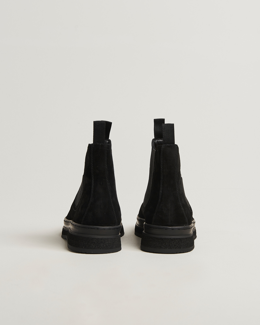 Men | Boots | GANT | Blistown Shearling Suede Chelsea Boot Black