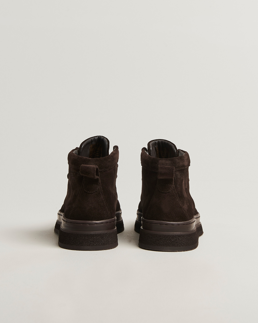 Men | Boots | GANT | Blistown Suede Moc Toe Boot Espresso Brown