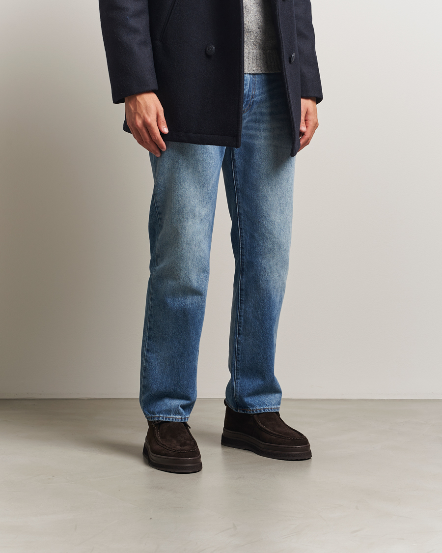 Men | Boots | GANT | Blistown Suede Moc Toe Boot Espresso Brown