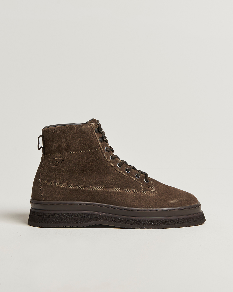 Men | Boots | GANT | Blistown Shearling Suede Boot Desert Brown