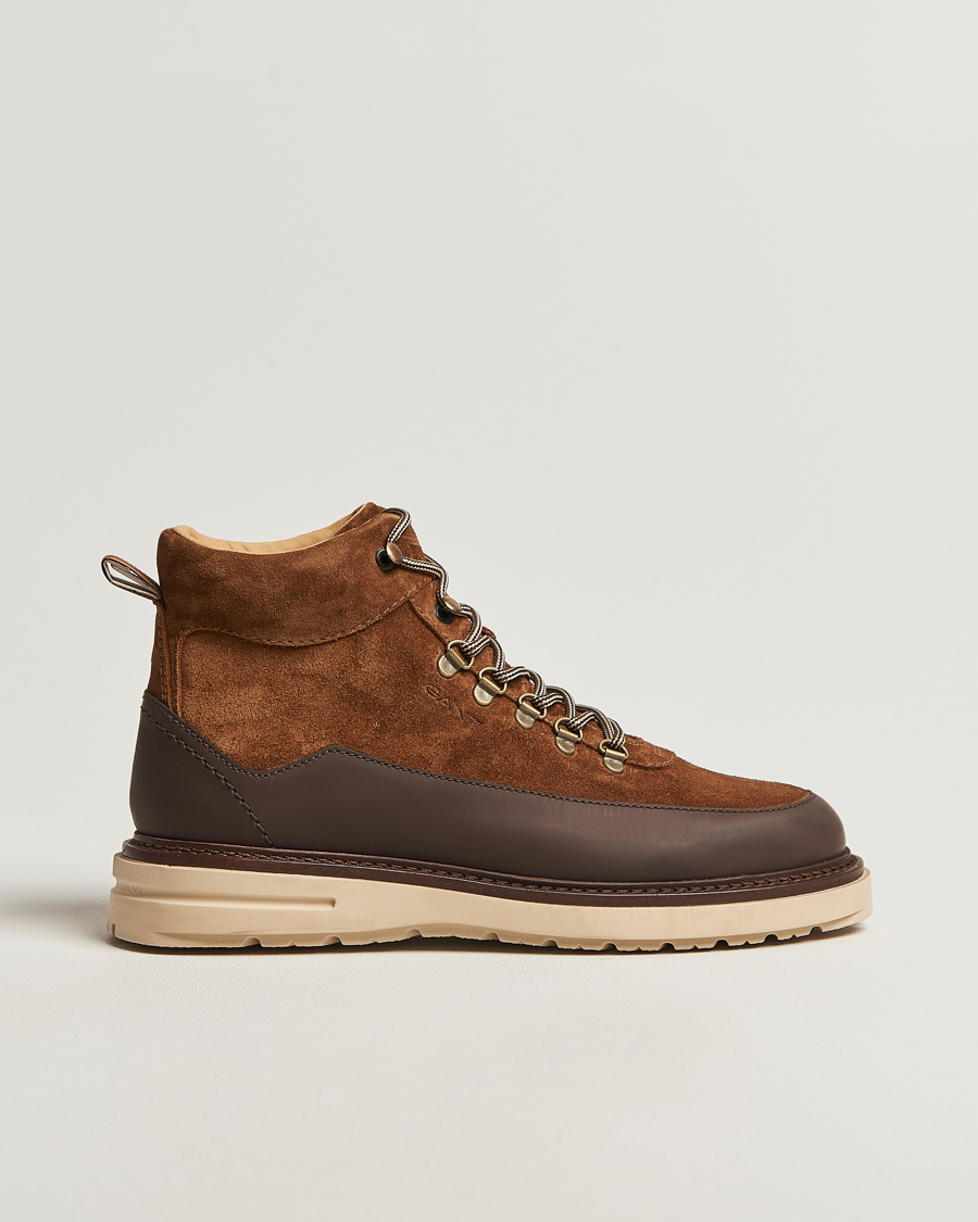 Men | Boots | GANT | Hillprep Suede Boot Cognac