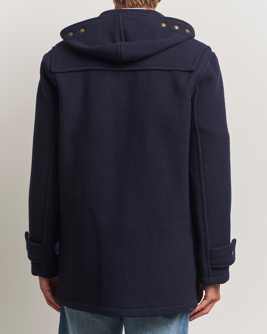 Men | Coats & Jackets | Gloverall | Mid Length Monty Union Jack Duffle Coat Navy