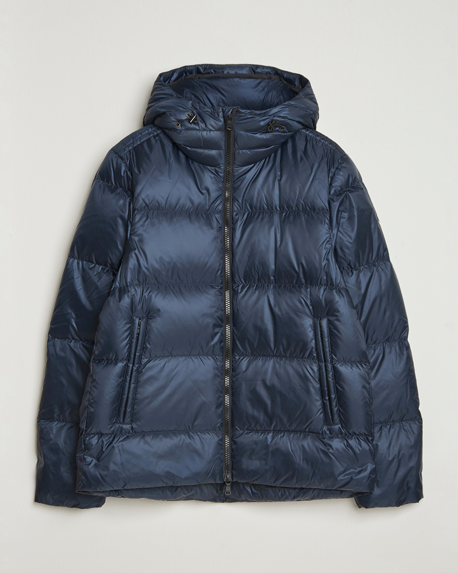 Men | Coats & Jackets | J.Lindeberg | Daryl Down Hooded Jacket Navy