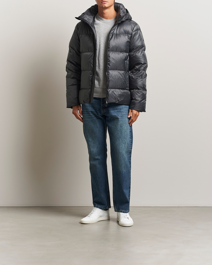 Men | Coats & Jackets | J.Lindeberg | Daryl Down Hooded Jacket Asphalt