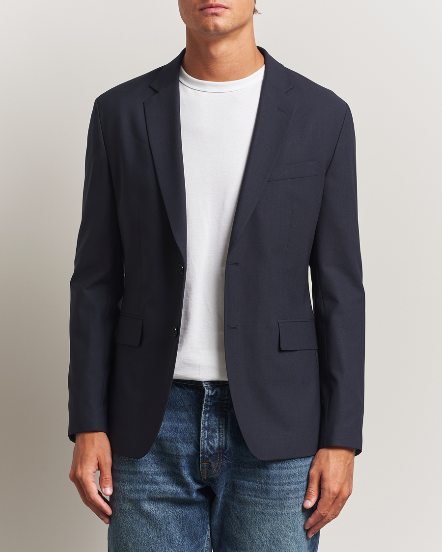 Men | Blazers | J.Lindeberg | Hopper Bi Stretch Blazer Navy