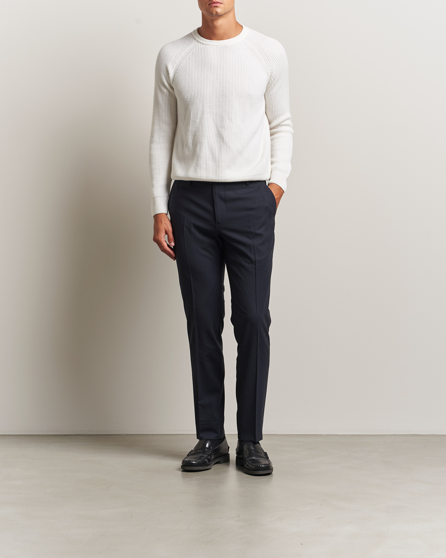 Men | Trousers | J.Lindeberg | Grant Bi Stretch Trousers Navy