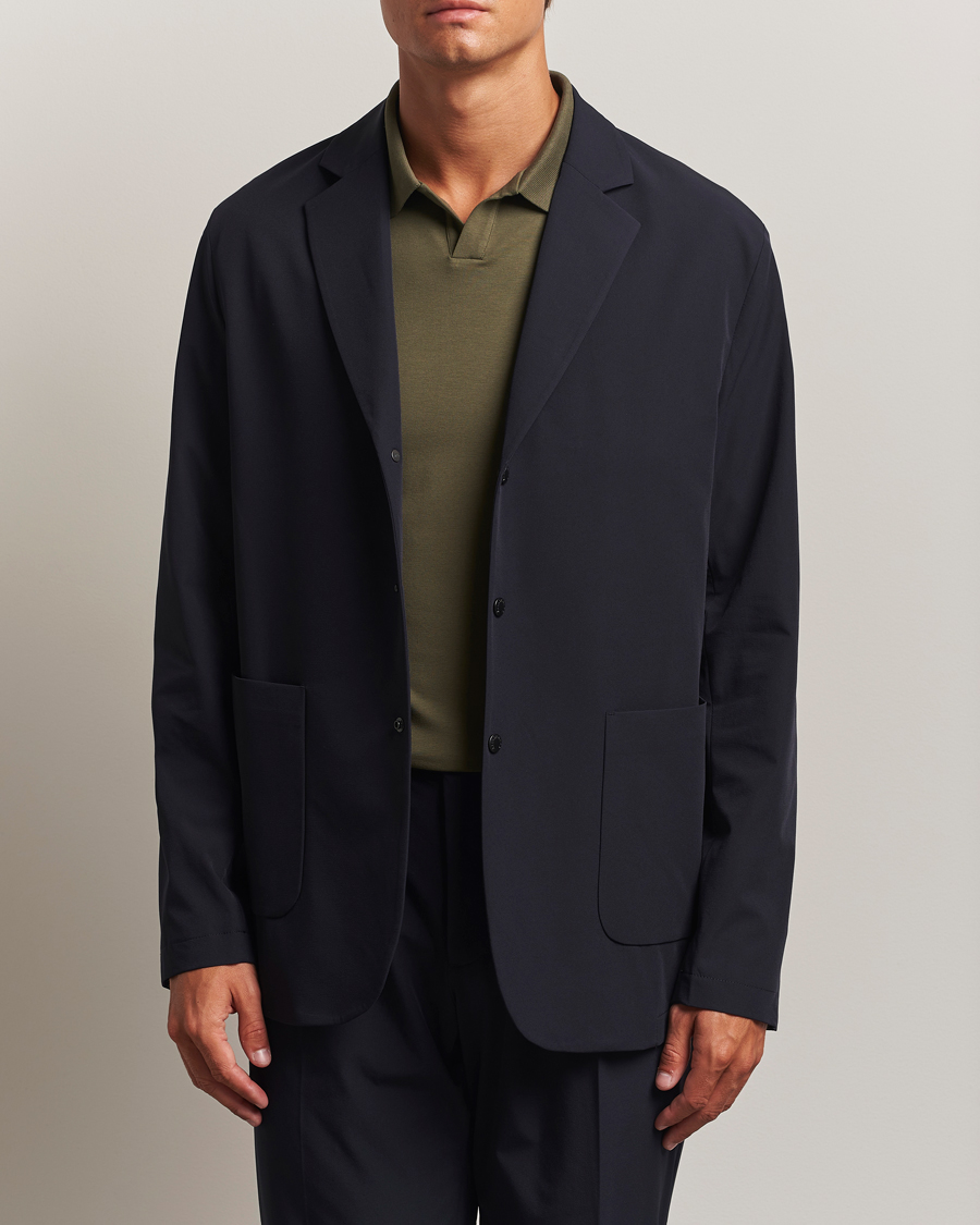 Men | Blazers | J.Lindeberg | Barry WR Tech Blazer Navy