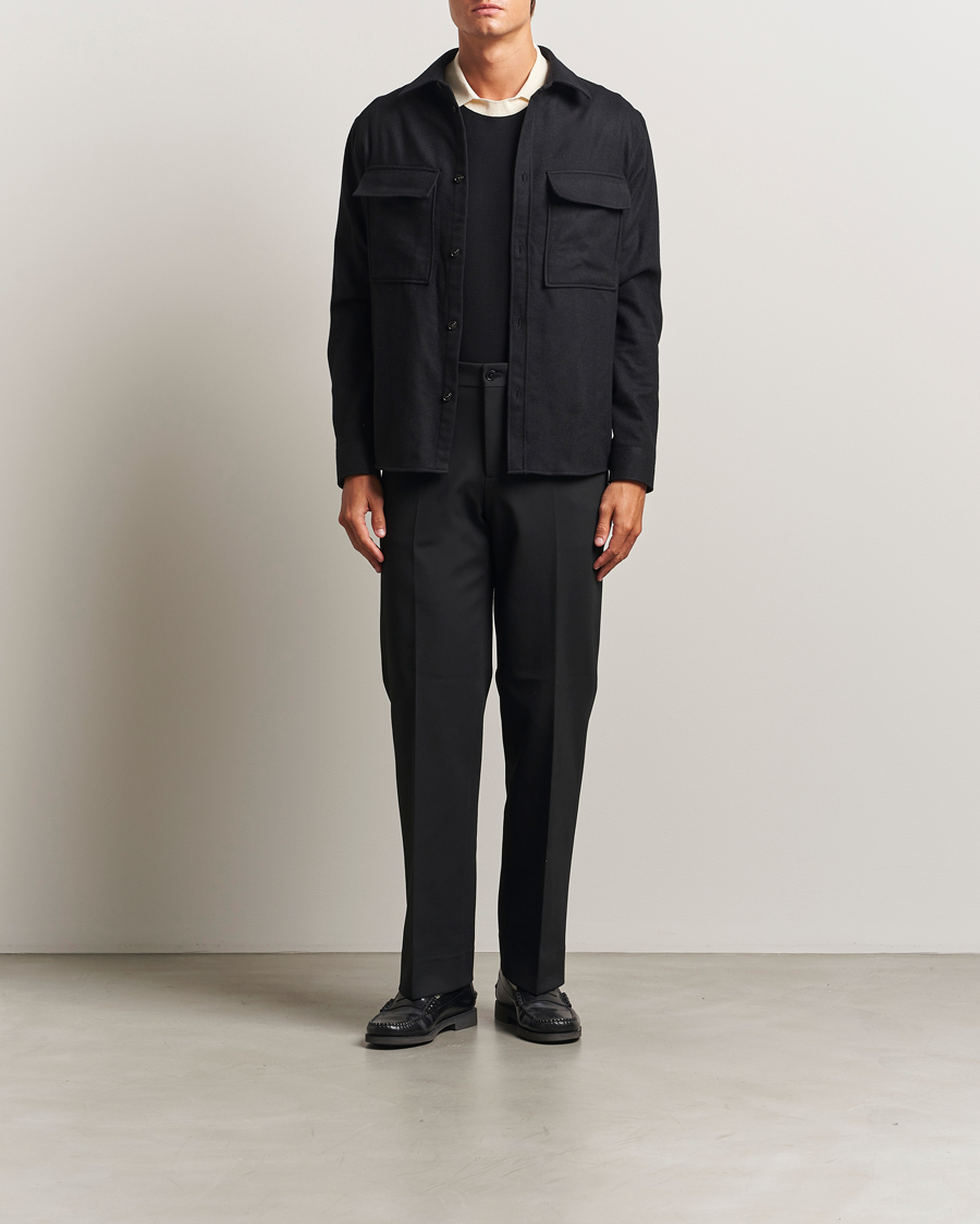 Men | Trousers | J.Lindeberg | Gabi Compact Stretch Trousers Black