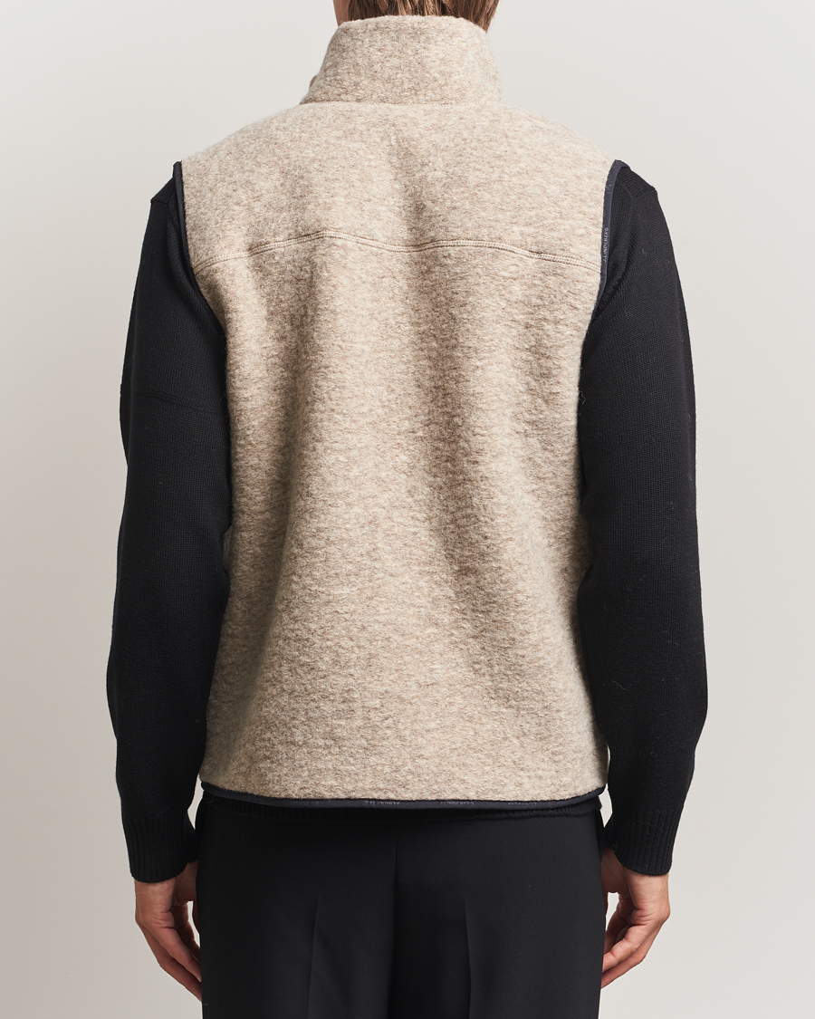 Men | Sweaters & Knitwear | J.Lindeberg | Duncan Wool Fleece Vest Moonbeam