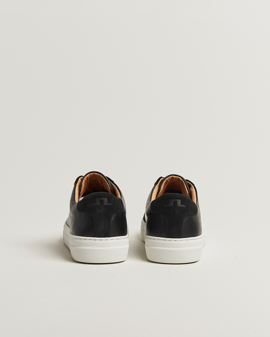 Men | Sneakers | J.Lindeberg | Art Signature Leather/Suede Sneaker Black