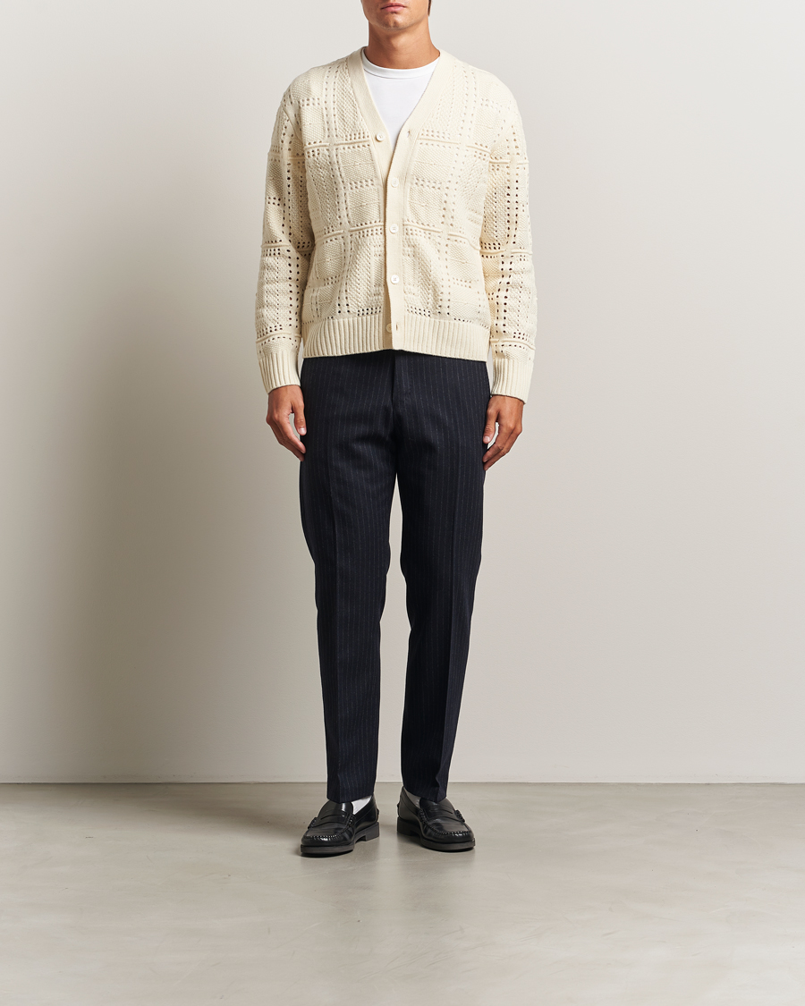 Men | Sweaters & Knitwear | NN07 | Tobias Knitted Cardigan Ivory