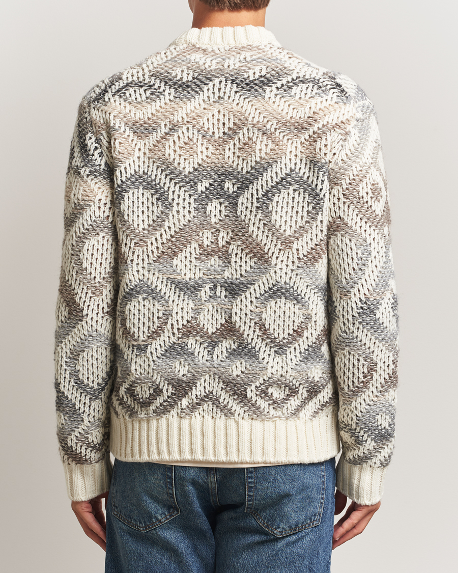 Men | Sweaters & Knitwear | NN07 | Brady Heavy Knitted Sweater Ivory Multi