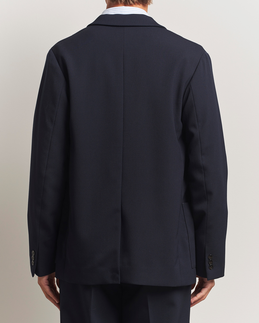 Men | Blazers | NN07 | Jordin Wool Double Breasted Blazer Deep Navy
