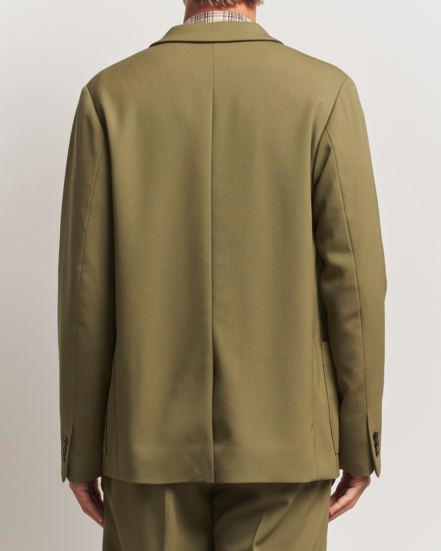 Men | Blazers | NN07 | Jordin Wool Double Breasted Blazer Firene Green