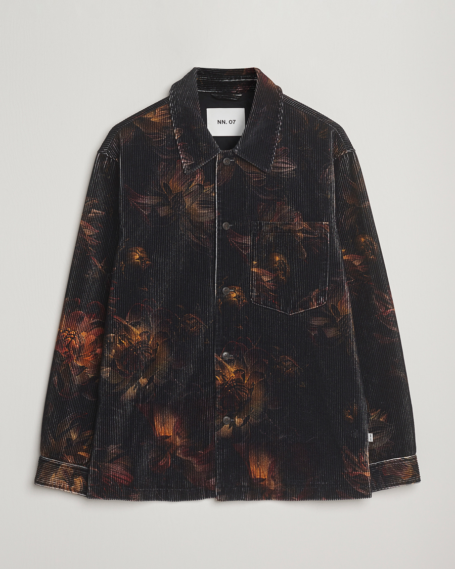 Men | Shirts | NN07 | Blaze Printed Corduroy Overshirt Multi
