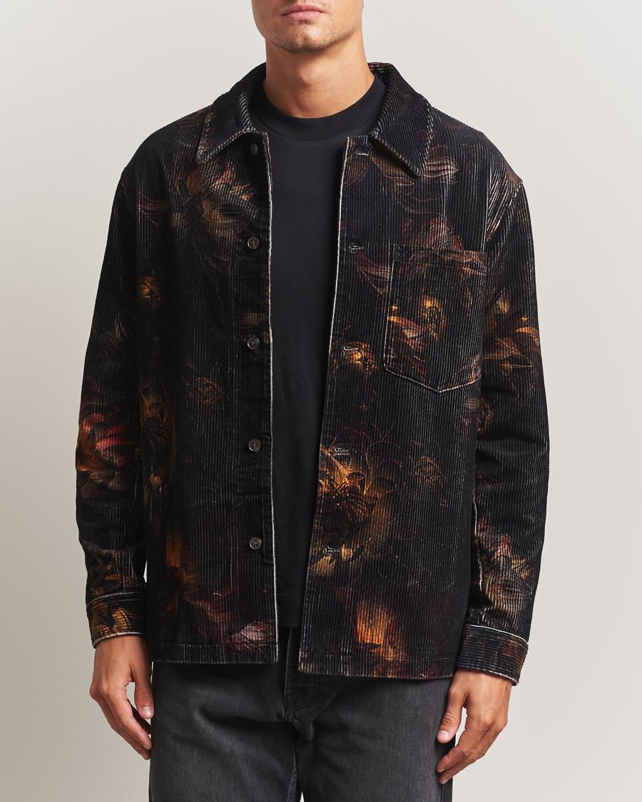 Men | Shirts | NN07 | Blaze Printed Corduroy Overshirt Multi