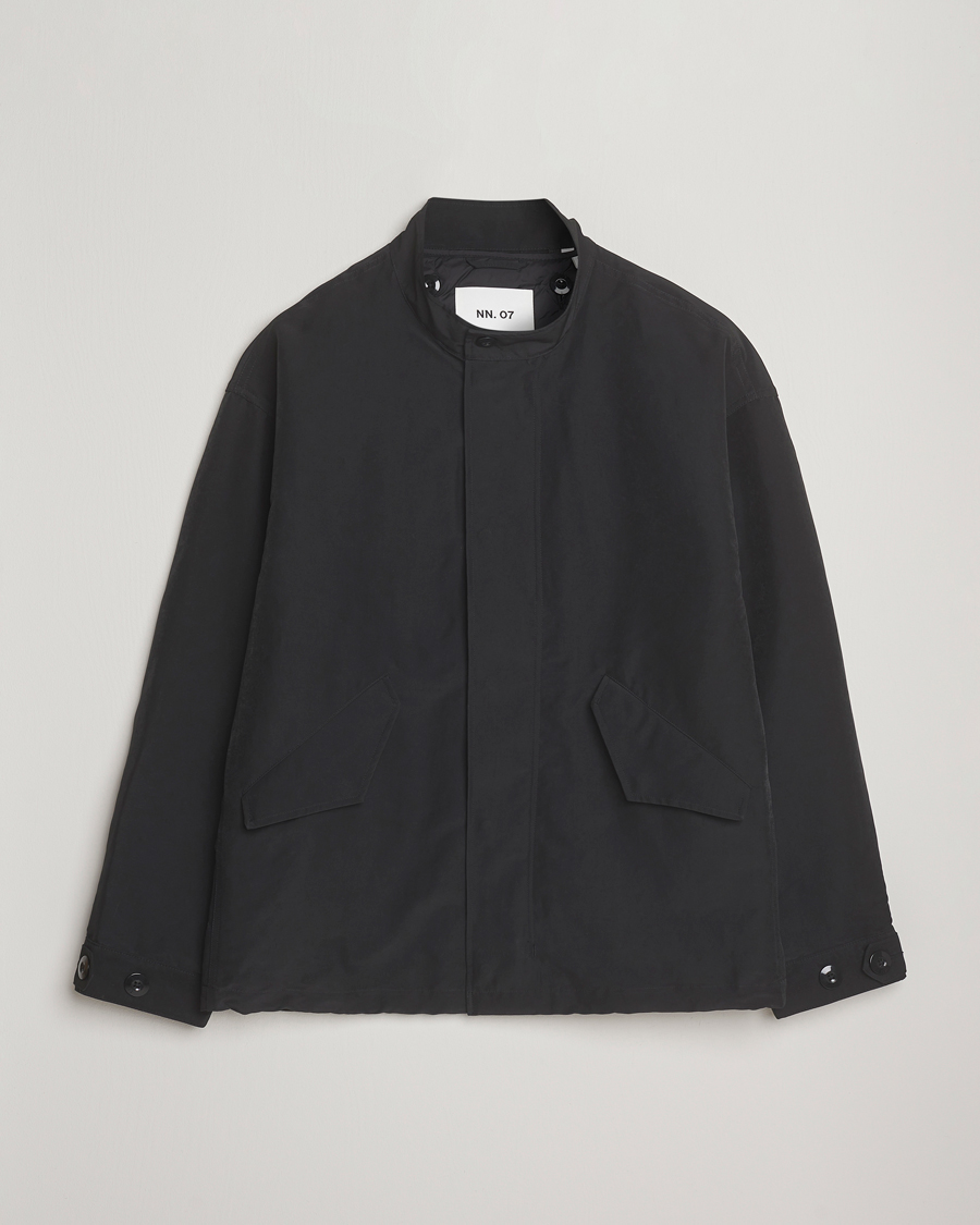 Men | Coats & Jackets | NN07 | Sophus Nylon Bomber Jacket Black