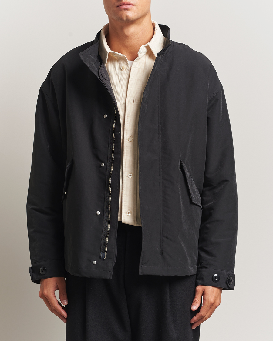 Men | Coats & Jackets | NN07 | Sophus Nylon Bomber Jacket Black