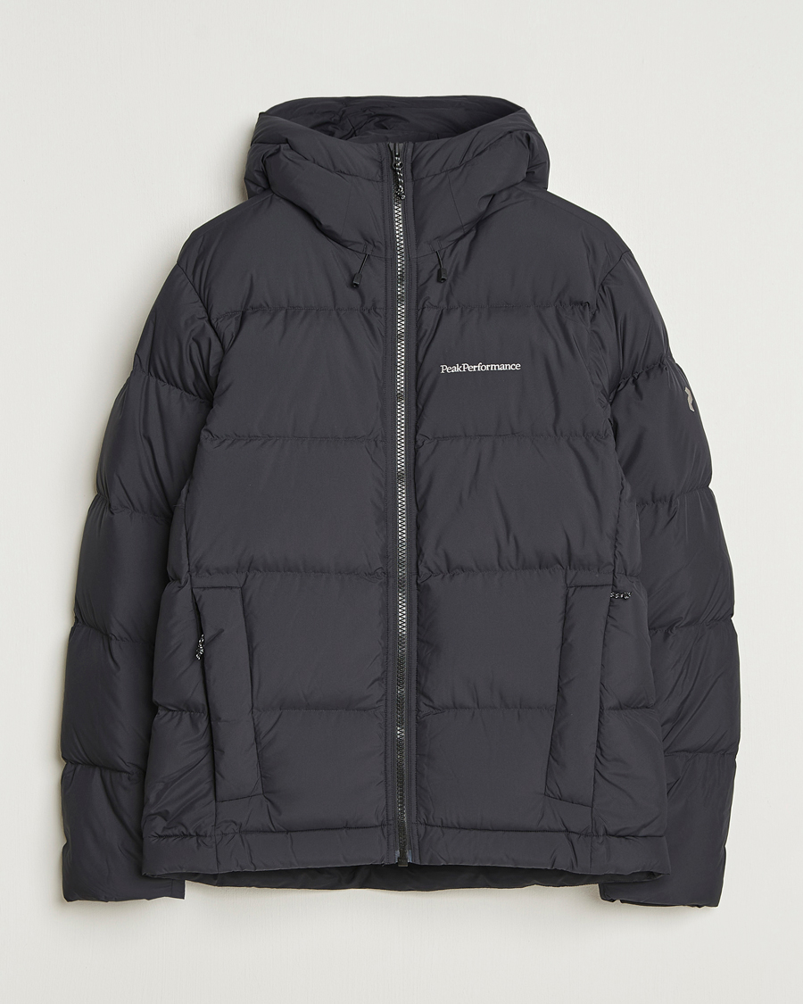 Men | Coats & Jackets | Peak Performance | Rivel Down Hooded Jacket Black