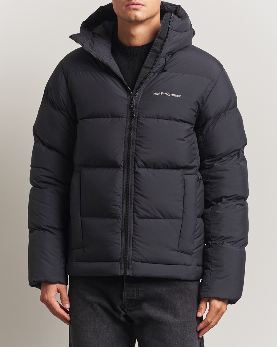Men | Coats & Jackets | Peak Performance | Rivel Down Hooded Jacket Black